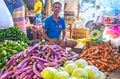 The foodstuffs at Fose Market