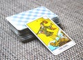 The Fool Tarot Card Begginins Rebirth Royalty Free Stock Photo