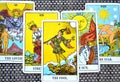 The Fool Tarot Card Strength Lovers Sun Star Background