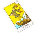 The Fool Tarot Card White Background Royalty Free Stock Photo