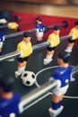 Foosball game table Royalty Free Stock Photo