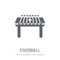 Foosball icon. Trendy Foosball logo concept on white background