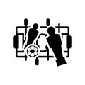 Foosball icon, vector illustration Royalty Free Stock Photo