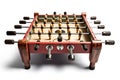 foosball isolated on white background. Generated by AI Royalty Free Stock Photo