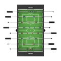 Foosball Soccer Table Game Isolated