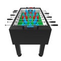 Foosball Soccer Table Game Isolated