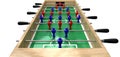 Foosball Table High Top View Royalty Free Stock Photo