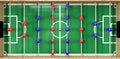 Foosball Table Top View Royalty Free Stock Photo