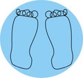 Foot legs, foot shapes, foot contours, baby feet, baby feet, baby feet, kids, feet