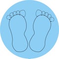 Foot legs, foot shapes, foot contours, baby feet, baby feet, baby feet, kids, feet