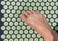 Foot Acupuncture mat for relaxation and treatment