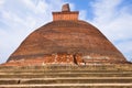 Jethawanaramaya Dagaba. Anuradhapura, Sri Lanka Royalty Free Stock Photo