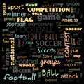 foot ball word cloud,text,word cloud use for banner, painting, motivation, web-page, website background, t-shirt & shirt printing