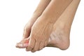 Foot bones pain Royalty Free Stock Photo