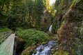 Foot Bridge Crosses Tanner Creek in the Columbia River Gorge