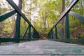 Foot Bridge Low Angle Royalty Free Stock Photo