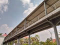 Foot bridge for people to walk across