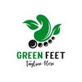 Foot herbal medicine logo design