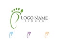 Foot icon sign logo