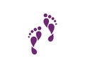 foot ilustration Logo vector