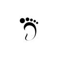 foot Logo Template vector icon