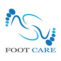 foot Logo Template vector icon