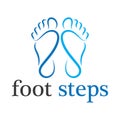 foot Logo Template vector icon