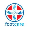 foot Logo Template vector icon