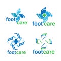 foot Logo Template vector icon