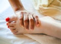 Foot Massage Royalty Free Stock Photo