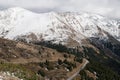 13,646 Foot Mount Champion viewed from Independence Pass Road. Royalty Free Stock Photo