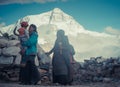 The Mount Everest in Tibet