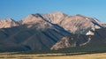 14,197 Foot Mount Princeton rises above the Arkansas River Valley. Royalty Free Stock Photo