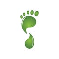 foot illustration logo vector Royalty Free Stock Photo