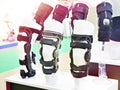 Foot orthoses for knee in store Royalty Free Stock Photo