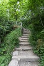 Foot path at Ingleton Waterfalls Trail in UK