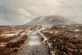 Foot path to burial chamber of Queen Maebh of Connacht, Knocknarea.