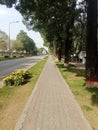 Foot path & x28; pakistan road & x29; Royalty Free Stock Photo