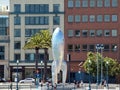 0-foot Raygun Gothic Rocketship sculpture that adorns the San Fr