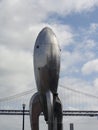 40-foot Raygun Gothic Rocketship sculpture