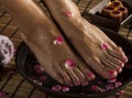 Foot Spa Treatment Royalty Free Stock Photo