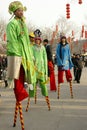 Foot stilts Royalty Free Stock Photo