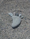 Foot of stones Royalty Free Stock Photo