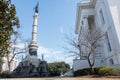 88-foot tall Confederate Memorial Monument Royalty Free Stock Photo