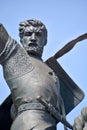 The 23 foot tall statue of Rodrigo Diaz de Vivar El Cid of Spain`s