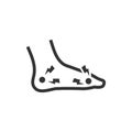 Foot Tingling Icon