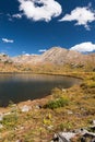 13,633 Foot Twining Peak rises above Linkins Lake, Colorado.