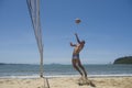 Foot Volley in south Brazil Royalty Free Stock Photo