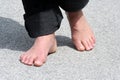 Foot walking Royalty Free Stock Photo