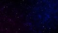 Footage 4K of Traveling through star fields in space as a supernova colorful light glowing.Space Nebula blue background moving